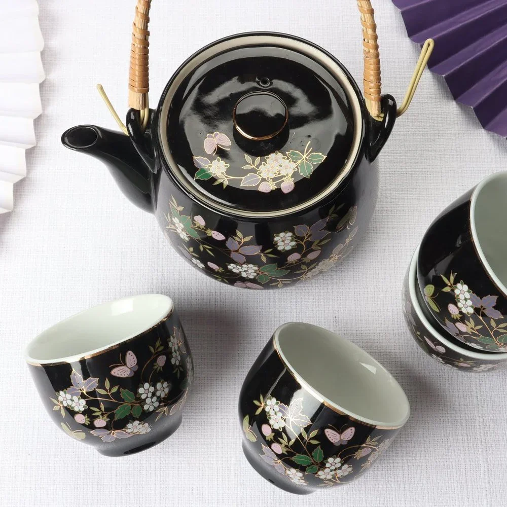Japanese Teapot and Cups Set